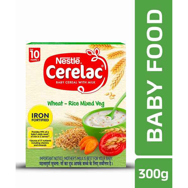 CERELAC WH. MIXED VEGETABLE ST 300gm